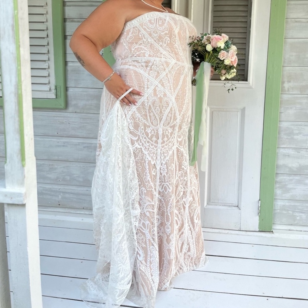 June by Studio Levana Plus Size Wedding Dress